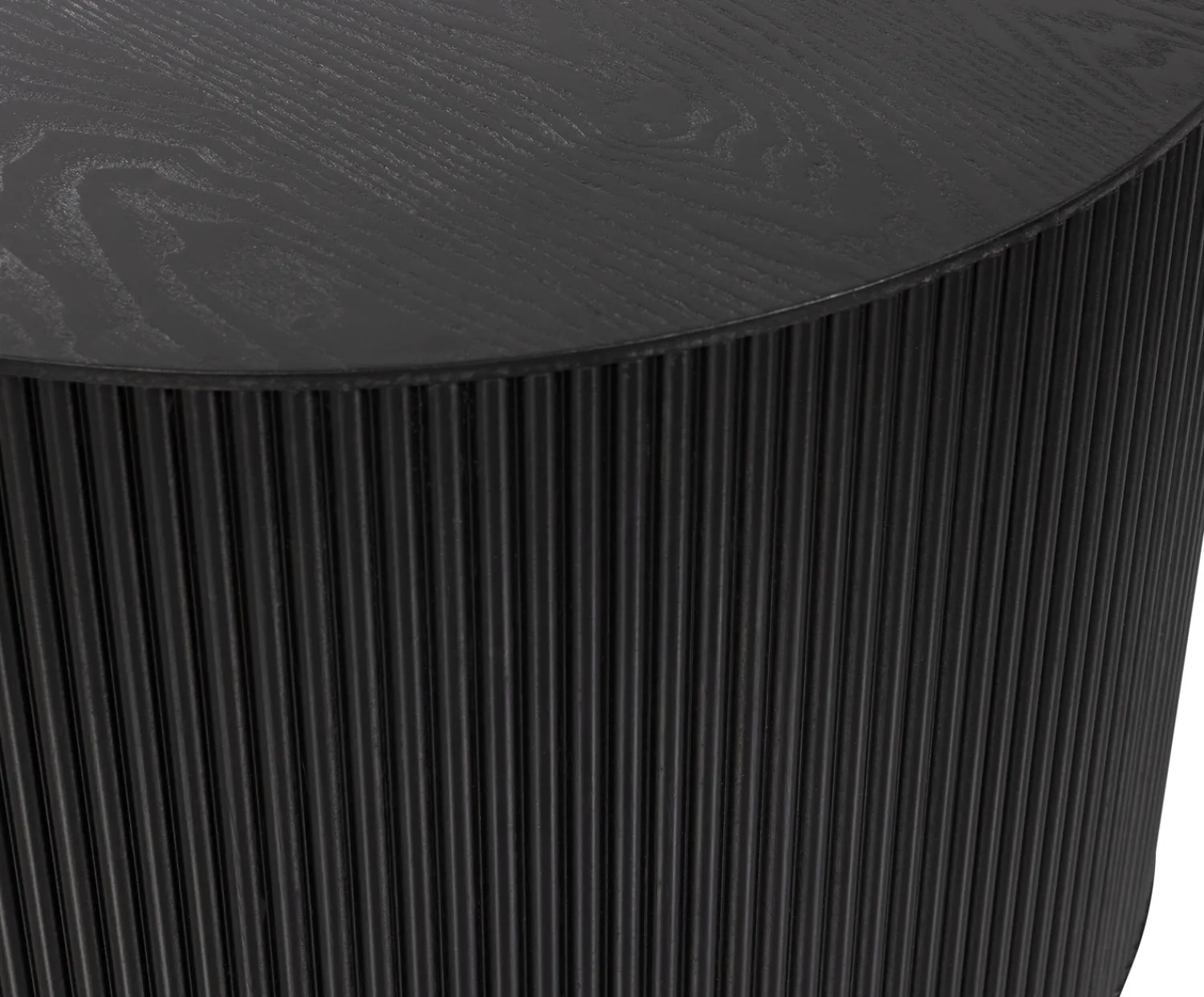 Ronde Bijzettafels-WOOOD Sanne Bijzettafel Black