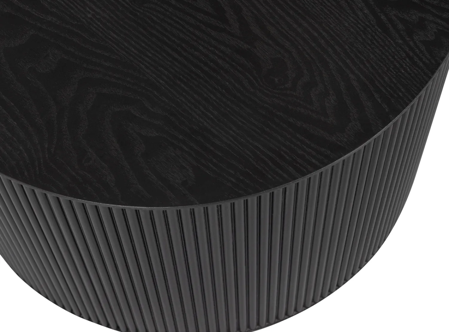 Ronde Bijzettafels-WOOOD Sanne Bijzettafel Black
