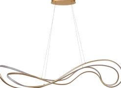Design Hanglampen|Design Hanglampen-Lucide Sardana Hanglamp Goud