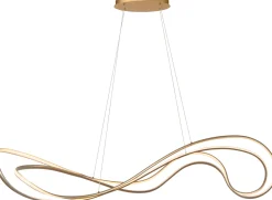 Design Hanglampen|Design Hanglampen-Lucide Sardana Hanglamp Goud