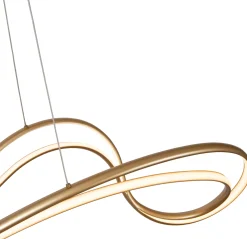 Design Hanglampen|Design Hanglampen-Lucide Sardana Hanglamp Goud