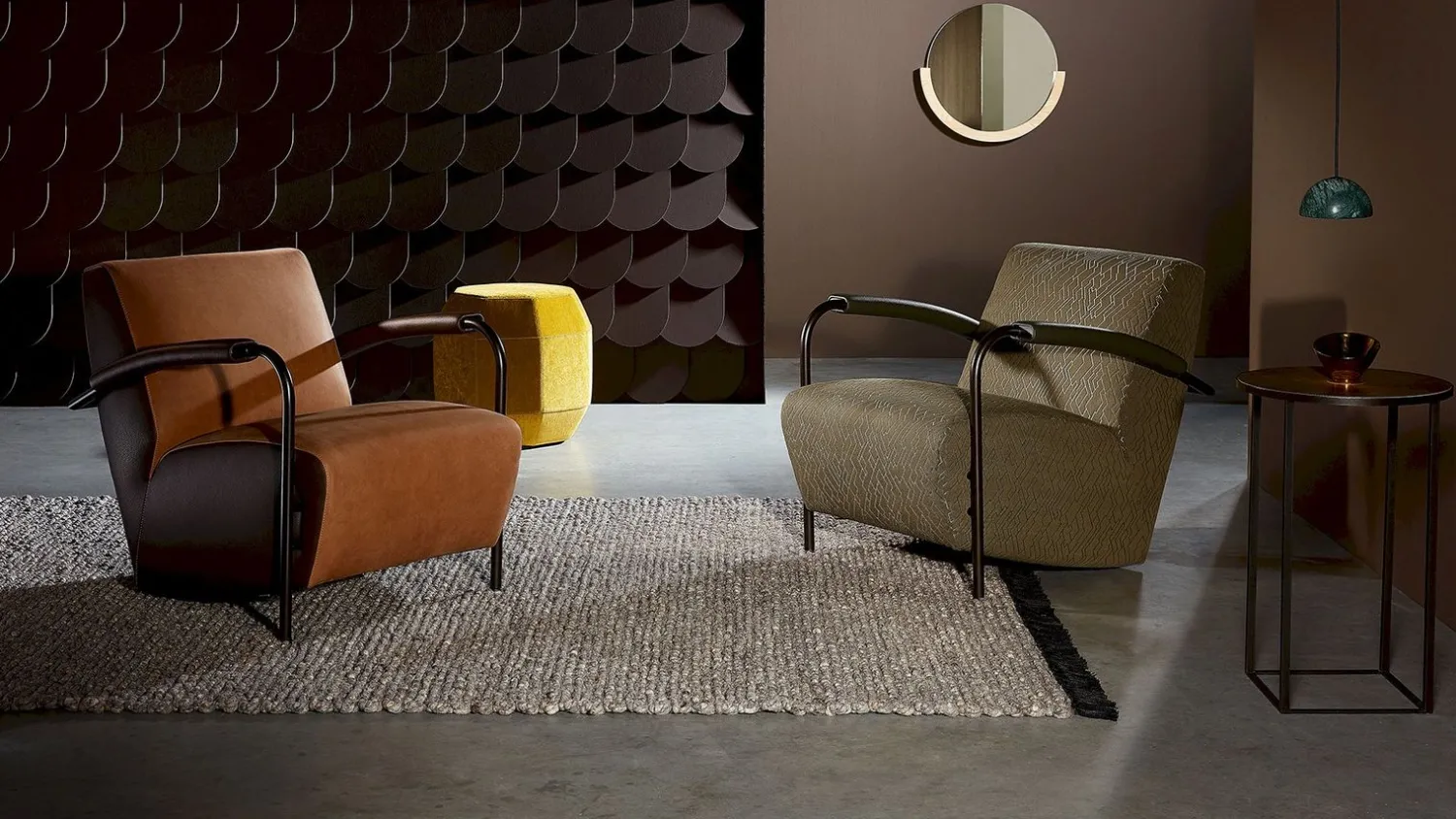 Leren Fauteuils|Design Fauteuils-Leolux Scylla Fauteuil Black