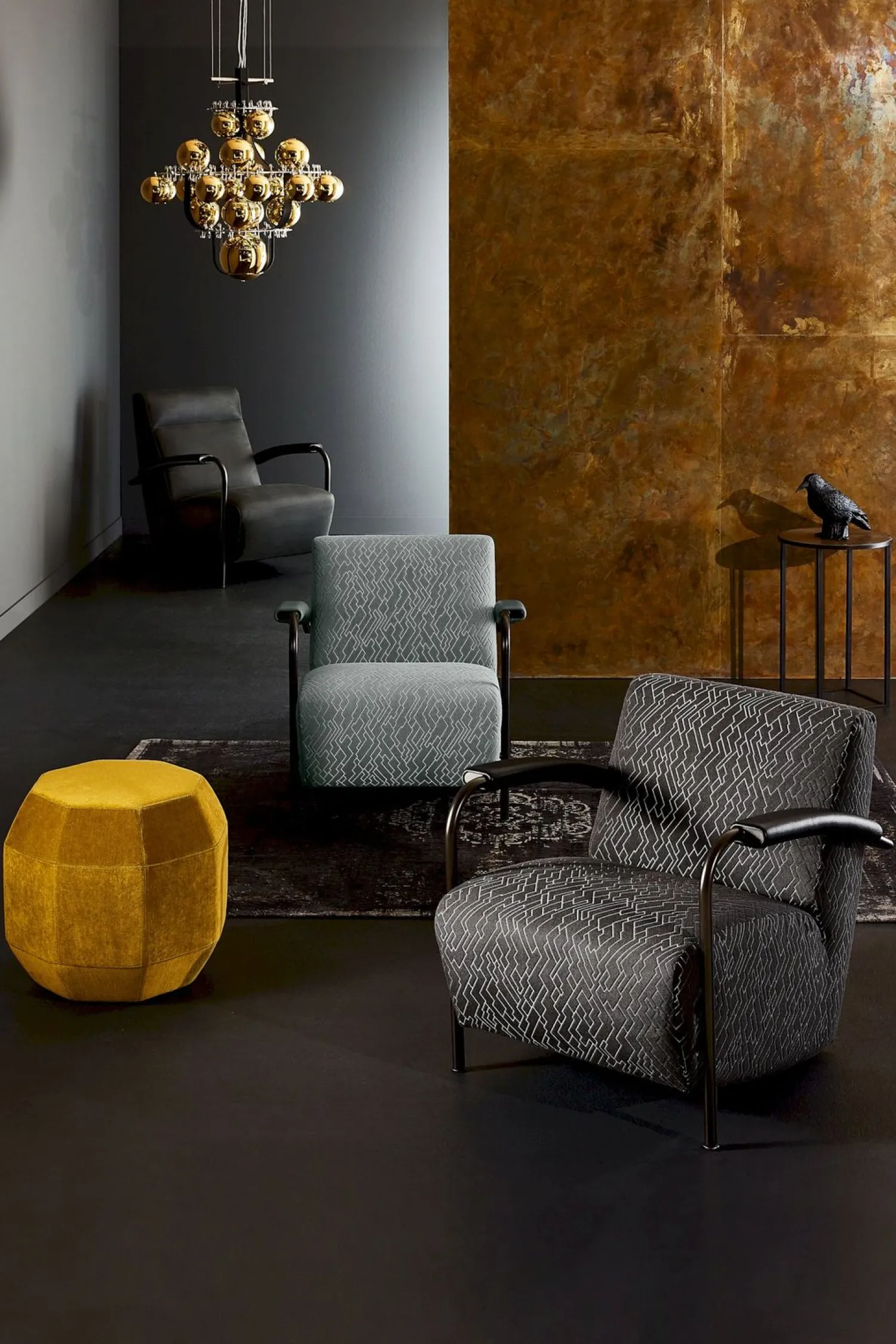 Leren Fauteuils|Design Fauteuils-Leolux Scylla Fauteuil Black