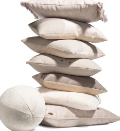 Sierkussens & Plaids-COCO maison Sean Sierkussen Beige