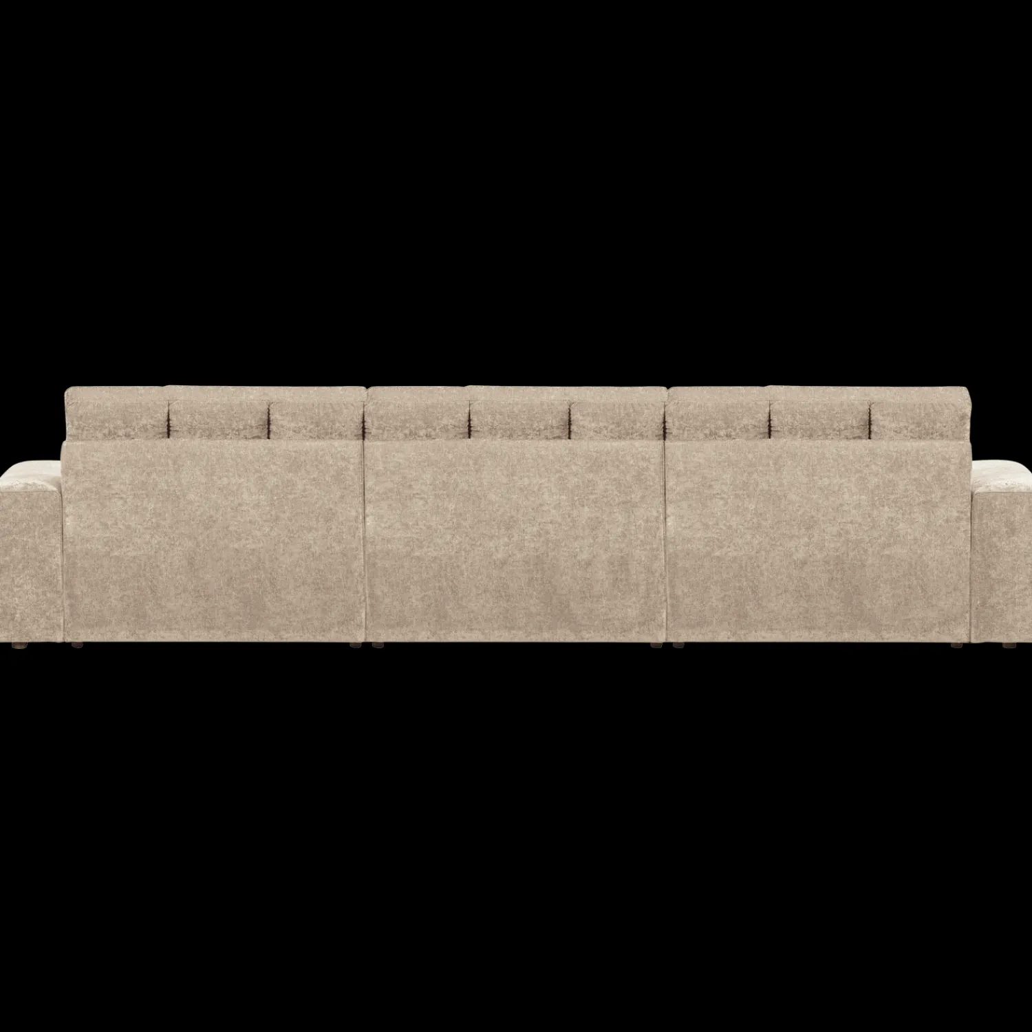 Hoekbanken-WOOOD Second Date Chaise Longue Nougat