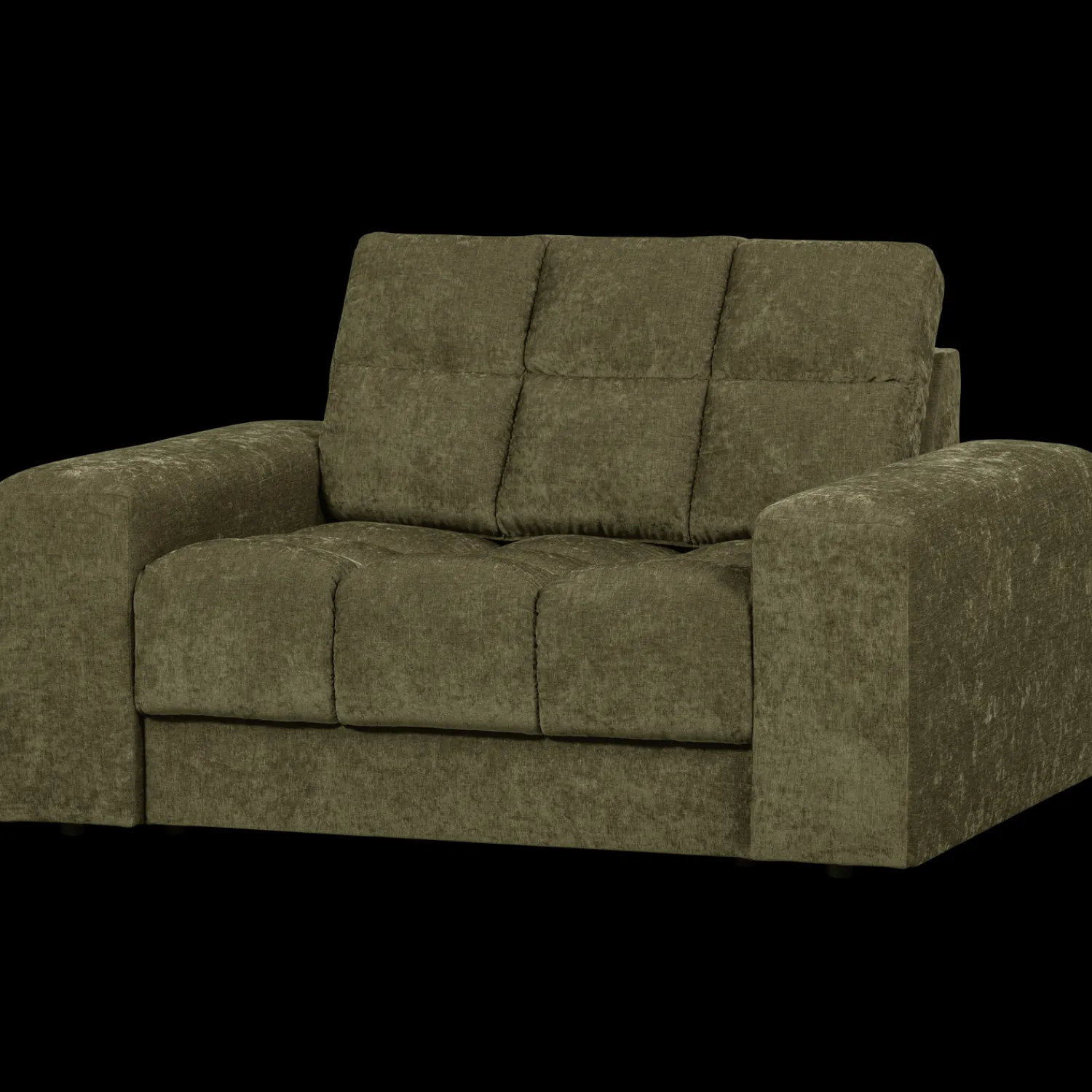 Loveseats-WOOOD Second Date Loveseat Green