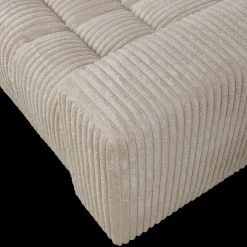 Loveseats-WOOOD Second Date Rib Loveseat Travertin