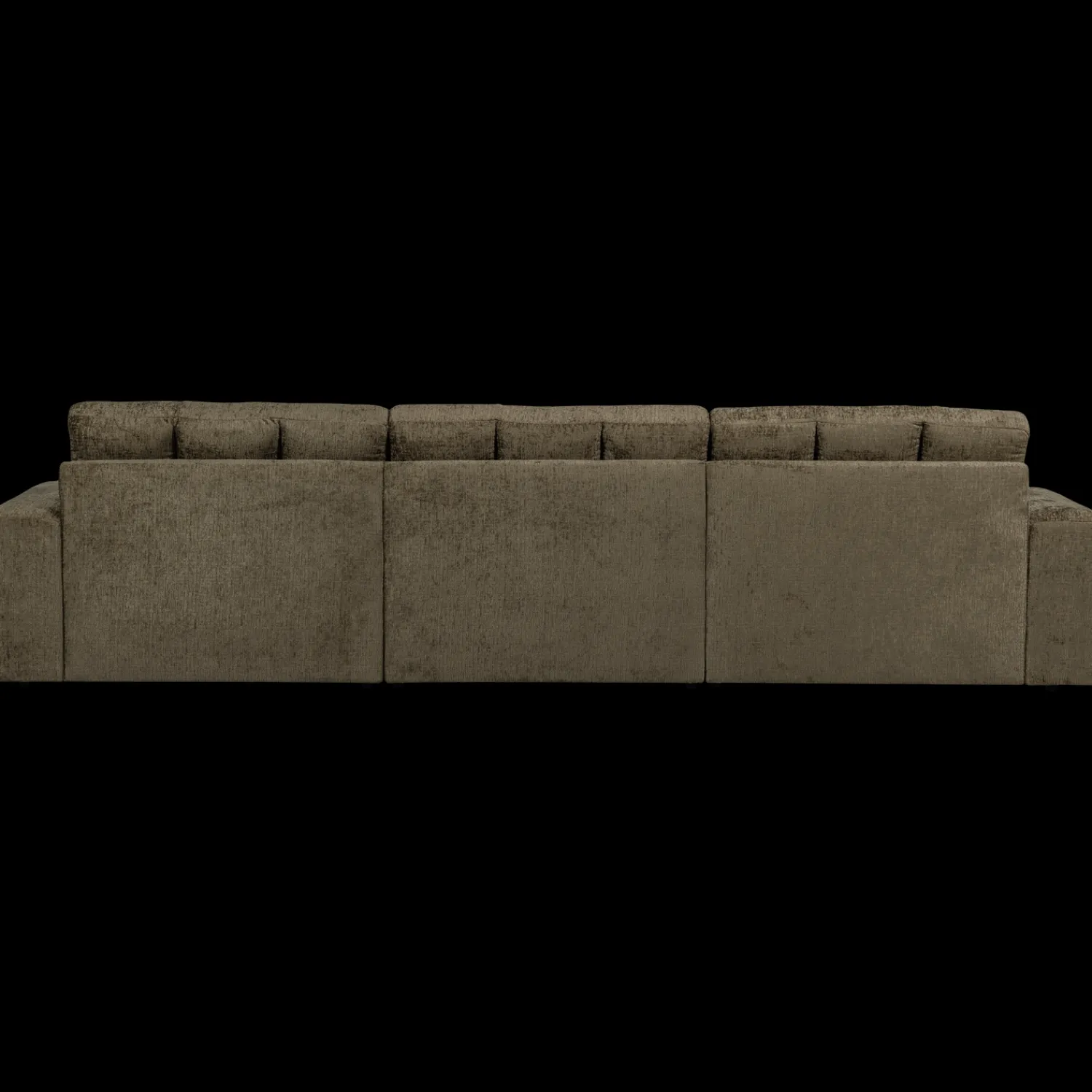 Hoekbanken-WOOOD Second Date Velvet Chaise Longue Bonsai