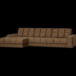 Hoekbanken-WOOOD Second Date Velvet Chaise Longue Brass