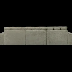 Hoekbanken-WOOOD Second Date Velvet Chaise Longue Frost