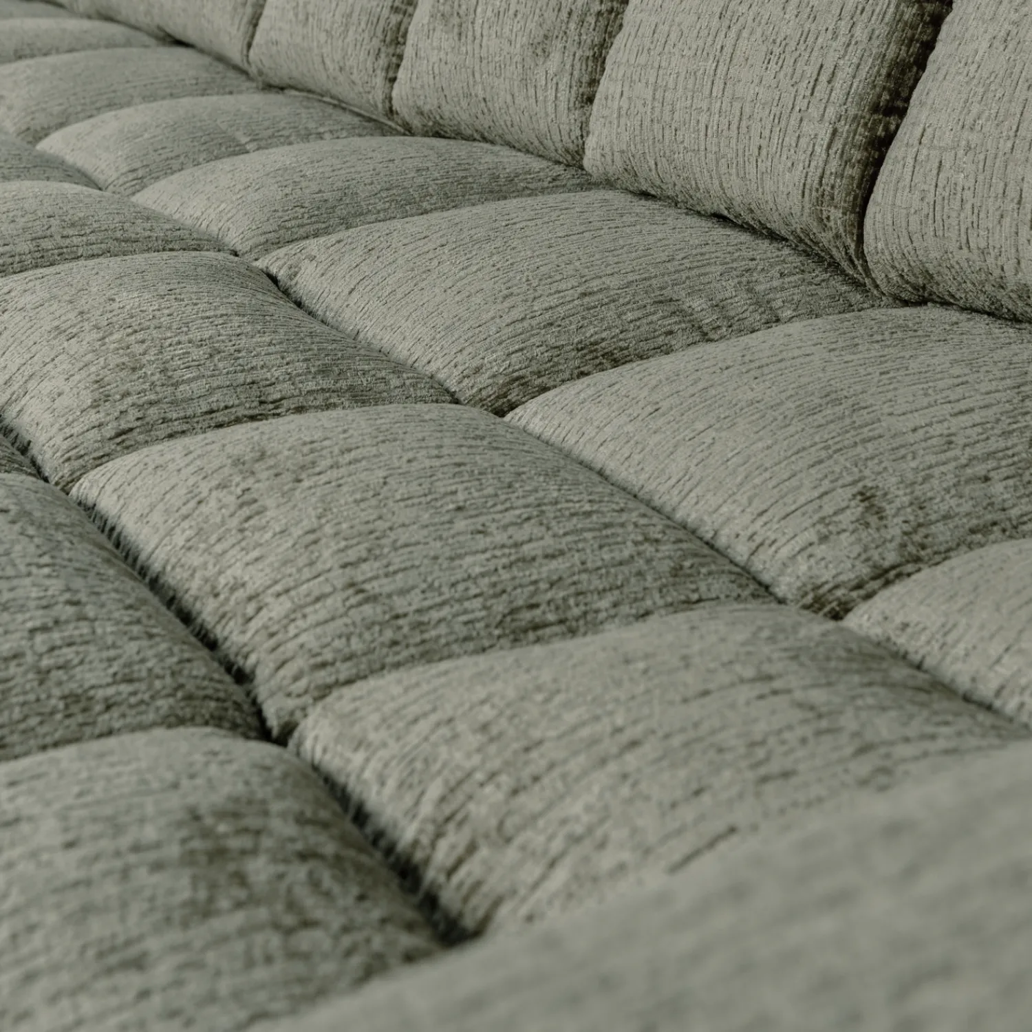 Hoekbanken-WOOOD Second Date Velvet Chaise Longue Frost