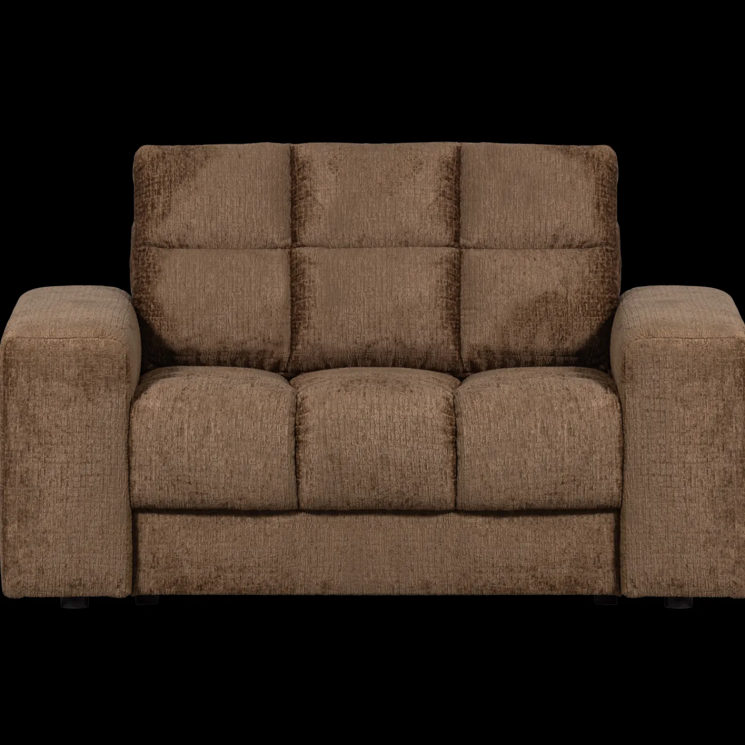 Loveseats-WOOOD Second Date Velvet Loveseat Brass