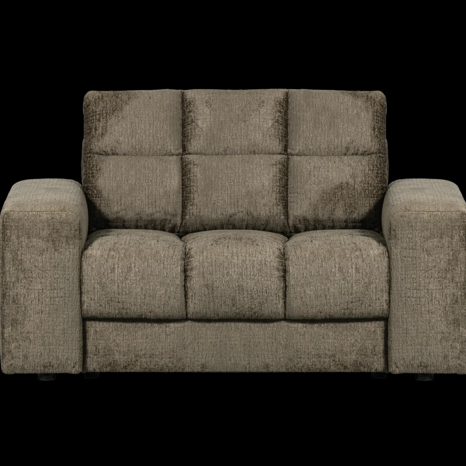 Loveseats-WOOOD Second Date Velvet Loveseat Bonsai