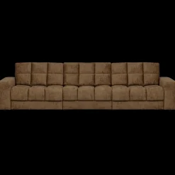 Zitbanken-WOOOD Second Date Velvet 3-Zitsbank Brass