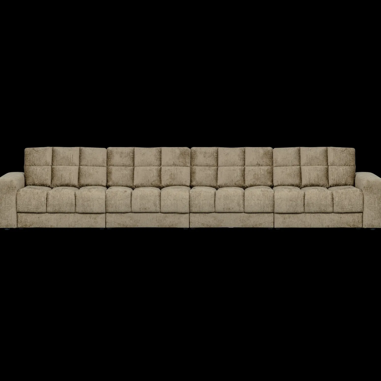 Zitbanken-WOOOD Second Date Velvet 4-Zitsbank Wheatfield