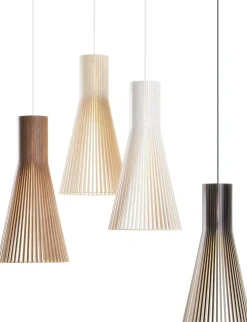 Design Hanglampen|Design Hanglampen-Secto Design Secto 4200 Hanglamp Birch