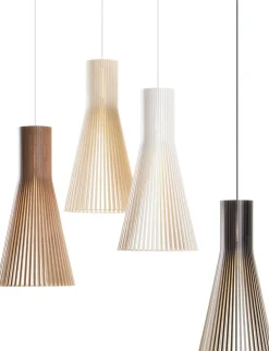 Design Hanglampen|Design Hanglampen-Secto Design Secto 4200 Hanglamp Walnut
