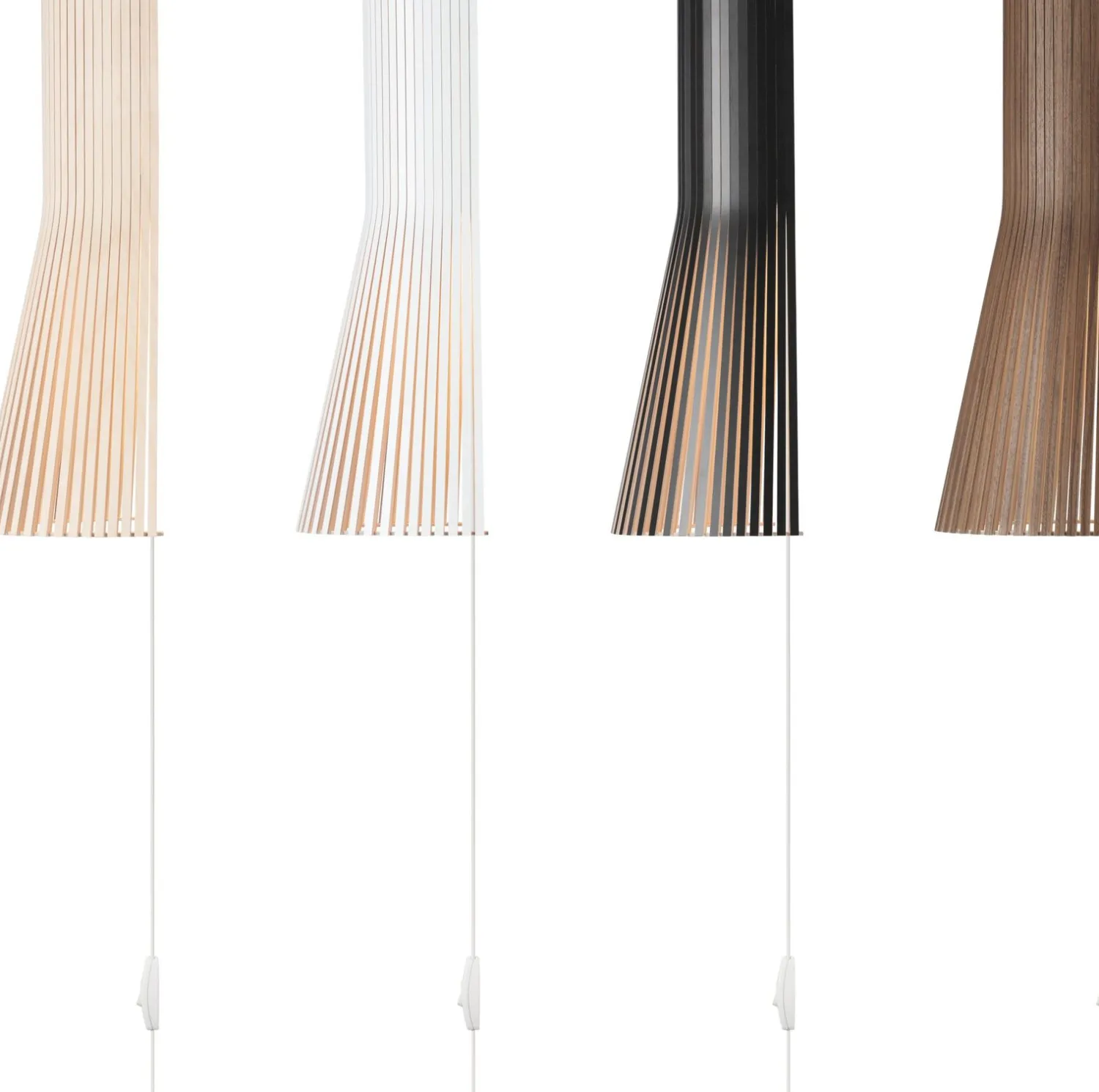 Design Wandlampen|Wandlampen-Secto Design Secto 4231 Wandlamp Walnut