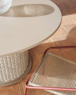 Tuintafels-Kave Home Sedalis Tuintafel Taupe
