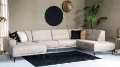 U-Banken|Elementenbanken-Sevn Sef Hoekbank Beige. Naturel