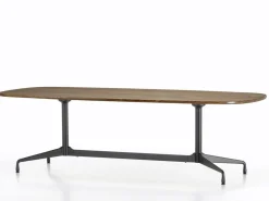 Houten Eettafels-Vitra Segmented Eettafel Bruin