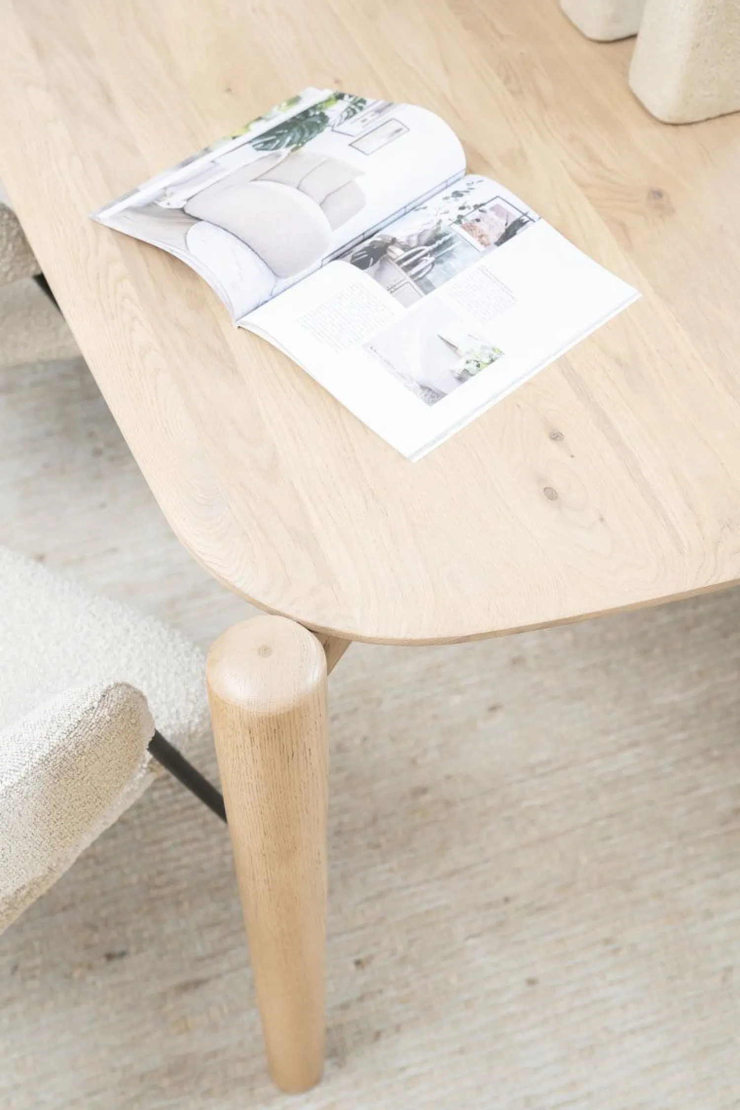 Houten Eettafels-Eleonora Selbu Eettafel Naturel