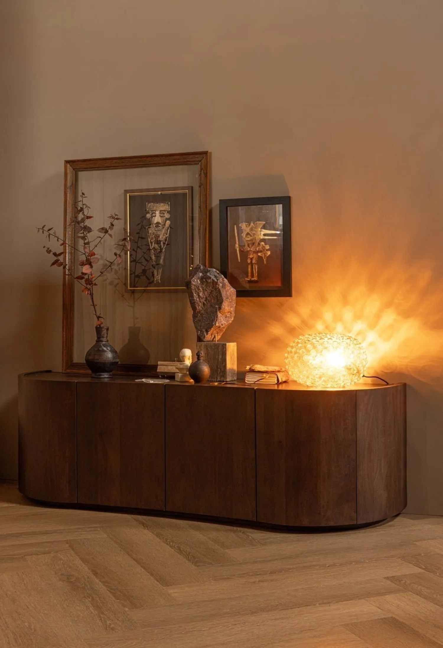 Dressoirs-WOOOD Sense Dressoir Walnut