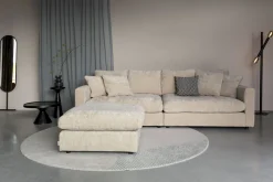 Hockers|Poefs-Zuiver Sense Soft Hocker Nature