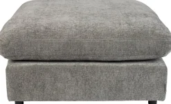 Hockers|Poefs-Zuiver Sense Soft Hocker Grey