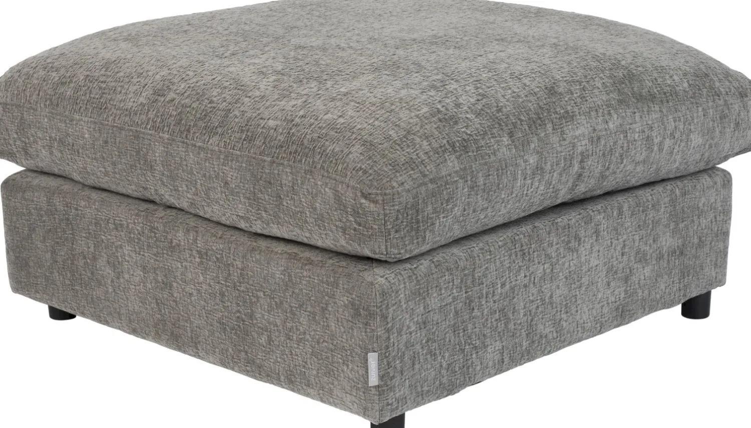 Hockers|Poefs-Zuiver Sense Soft Hocker Grey