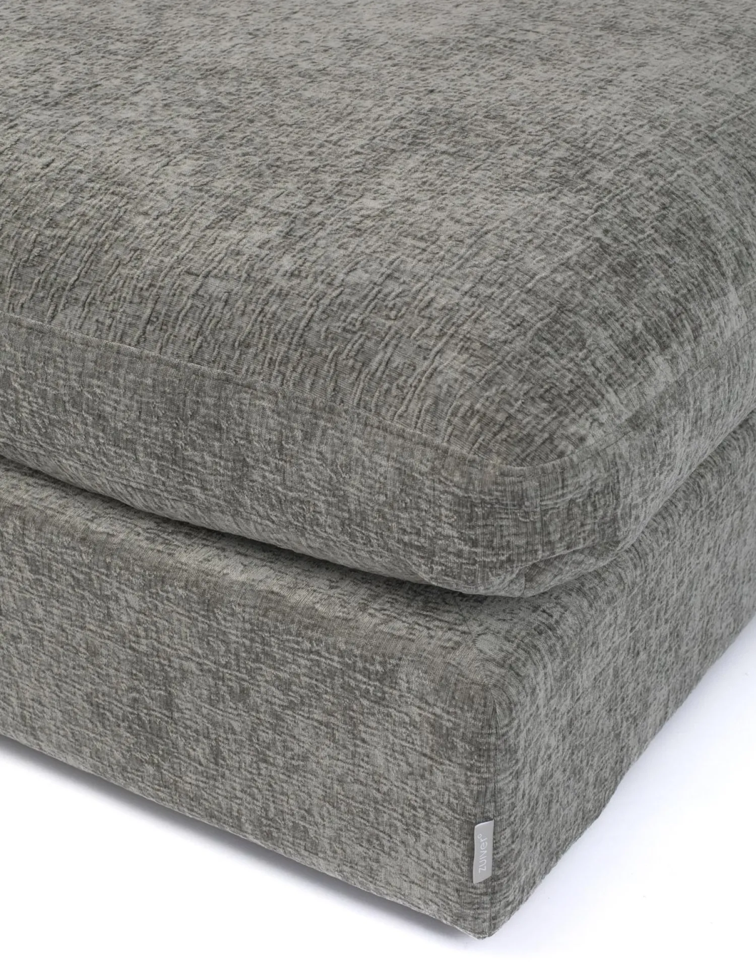 Hockers|Poefs-Zuiver Sense Soft Hocker Grey