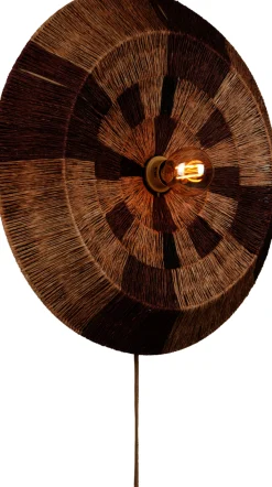 Wandlampen|Wandlampen-Good&Mojo Serengeti L Wandlamp Brown, Natural
