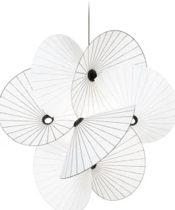 Design Hanglampen|Design Hanglampen-Moooi Serpentine Hanglamp Wit, Zwart