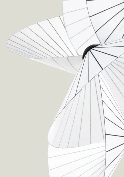 Design Hanglampen|Design Hanglampen-Moooi Serpentine Hanglamp Wit, Zwart