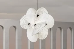 Design Hanglampen|Design Hanglampen-Moooi Serpentine Hanglamp Wit, Zwart