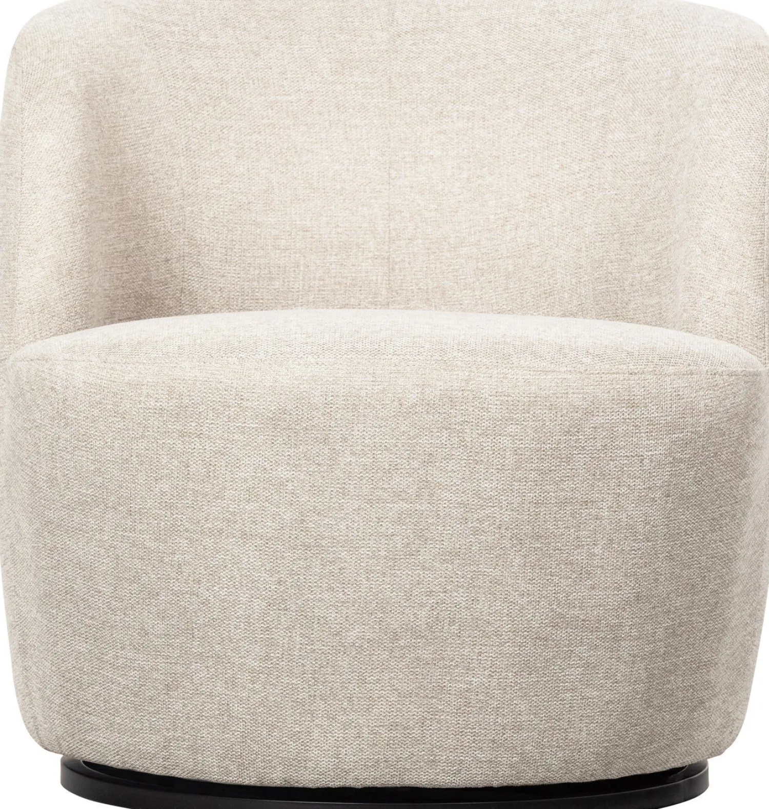 Draaifauteuils-WOOOD Serra Draaifauteuil Off White