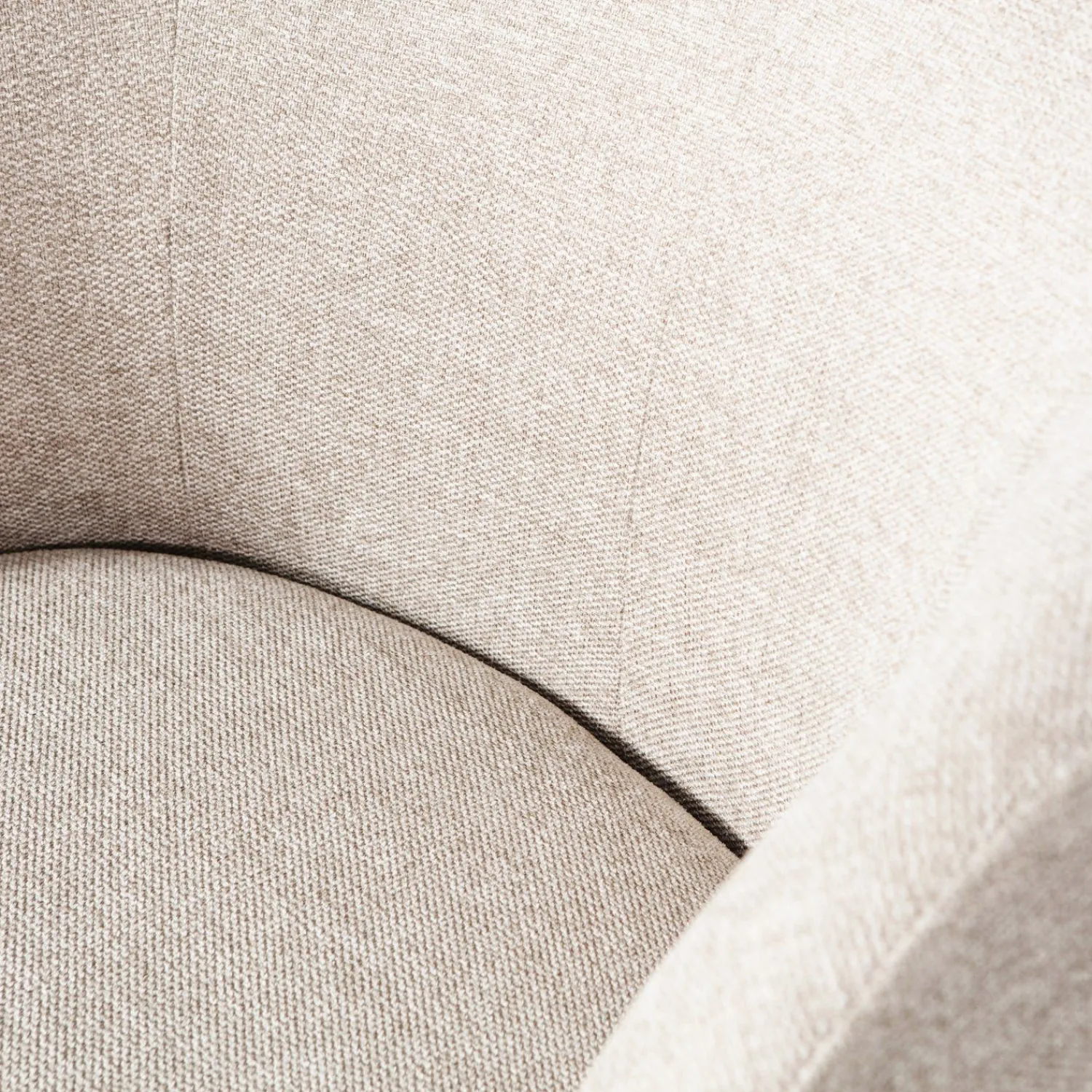 Draaifauteuils-WOOOD Serra Draaifauteuil Off White