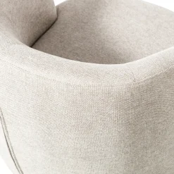 Draaifauteuils-WOOOD Serra Draaifauteuil Off White