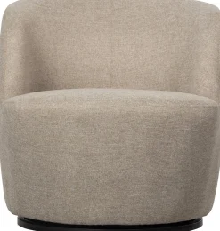 Draaifauteuils-WOOOD Serra Draaifauteuil Sand