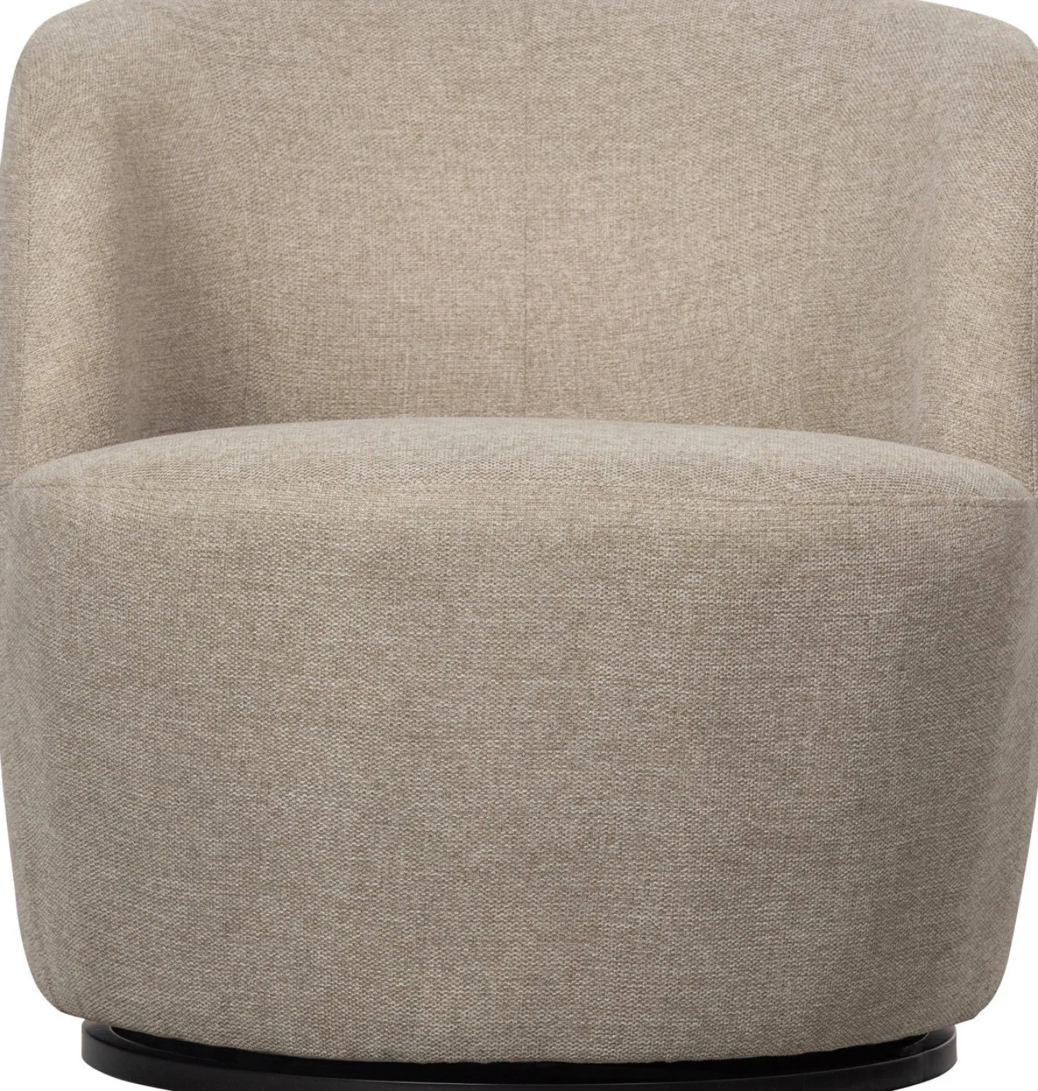 Draaifauteuils-WOOOD Serra Draaifauteuil Sand