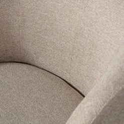 Draaifauteuils-WOOOD Serra Draaifauteuil Sand