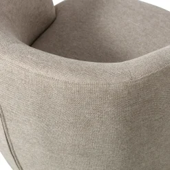 Draaifauteuils-WOOOD Serra Draaifauteuil Sand