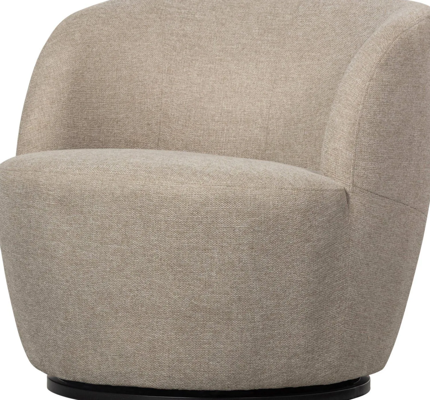 Draaifauteuils-WOOOD Serra Draaifauteuil Sand