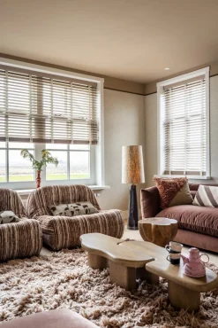 Tafellampen|Tafellampen-HKLIVING Shade Lampenkap Natural