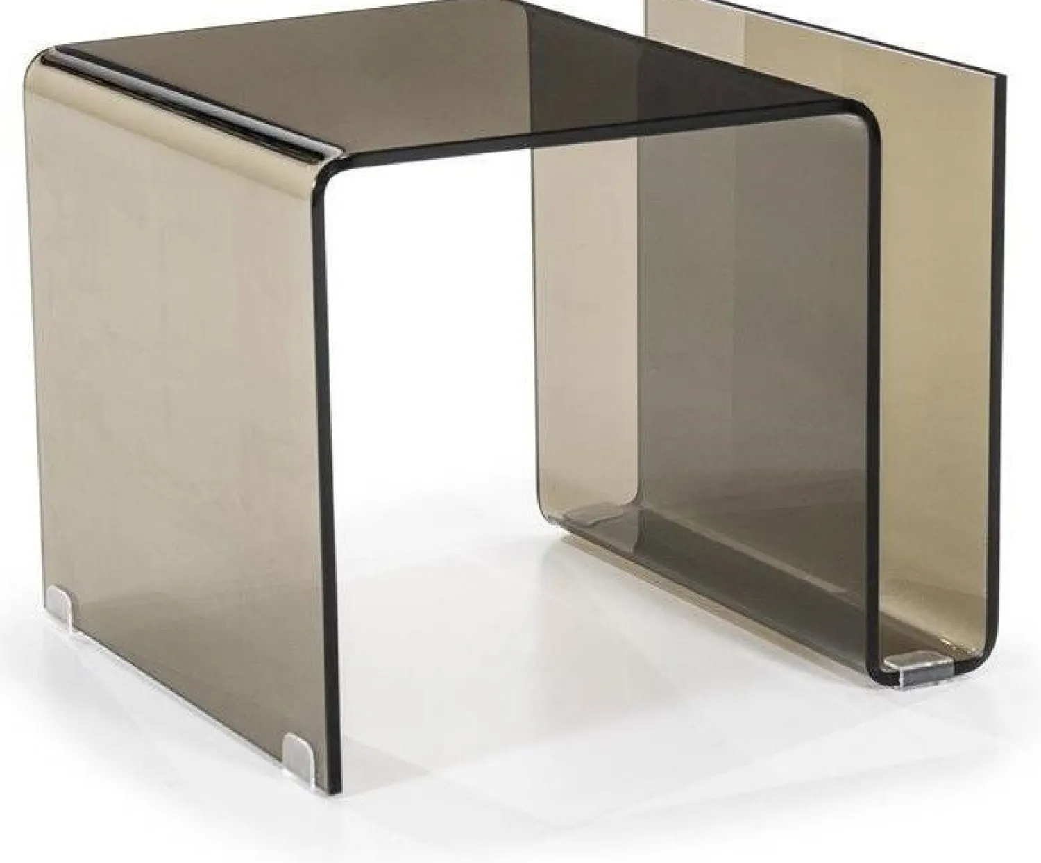 Glazen Bijzettafels-By Boo Shadow Bijzettafel Brown