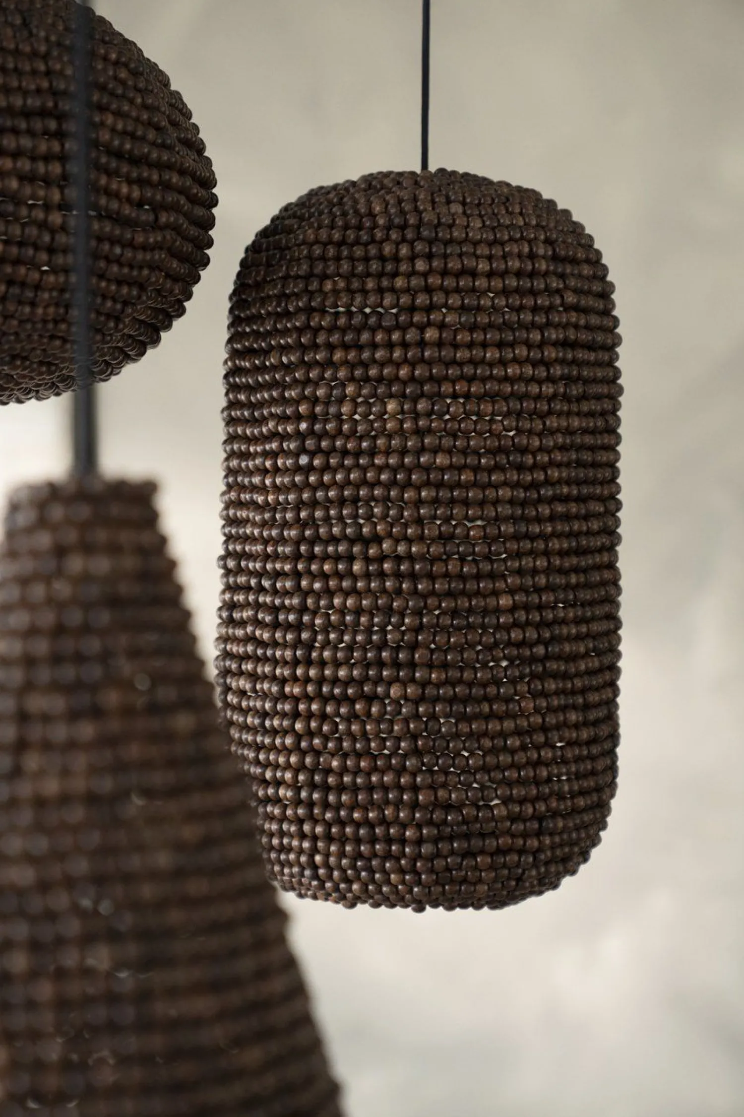Hanglampen|Hanglampen-By Boo Shanga 3 Hanglamp Brown