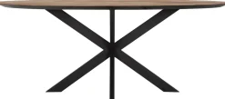 Houten Eettafels|Ovale Eettafels-DTP Home Shape Ovaal Eettafel Bruin