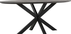 Houten Eettafels|Ovale Eettafels-DTP Home Shape Ovaal Eettafel Zwart