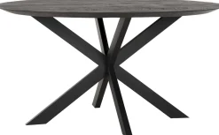 Houten Eettafels|Ronde Eettafels-DTP Home Shape Rond Eettafel Zwart