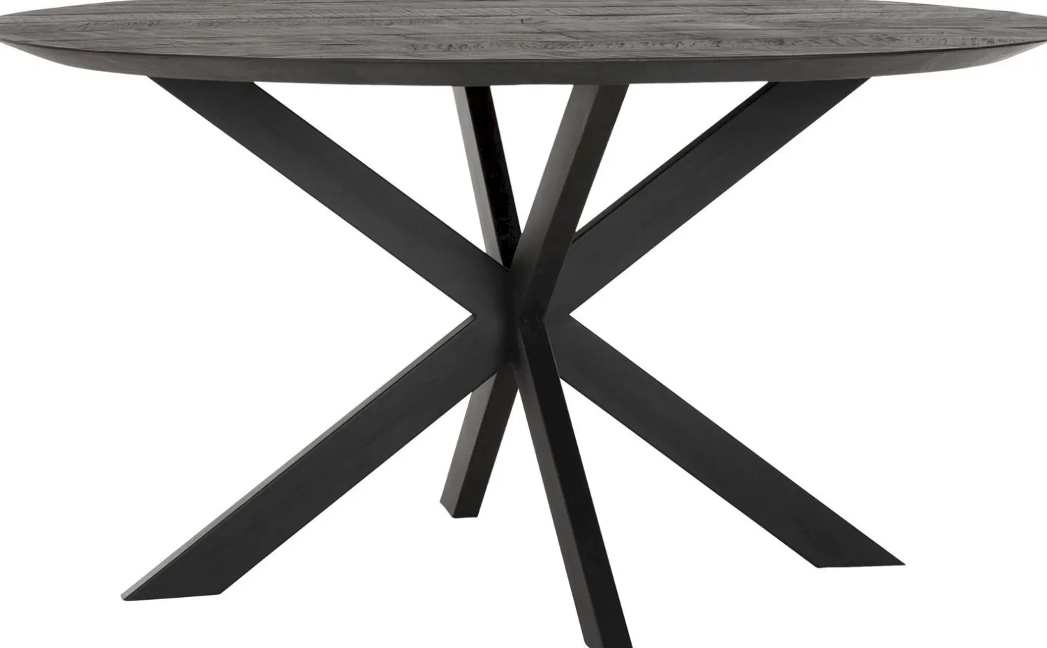Houten Eettafels|Ronde Eettafels-DTP Home Shape Rond Eettafel Zwart